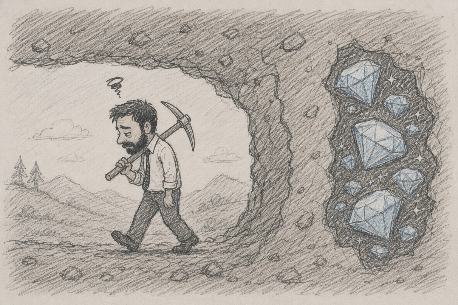 ChatGPT’s rendition of the “quitting before diamonds” meme